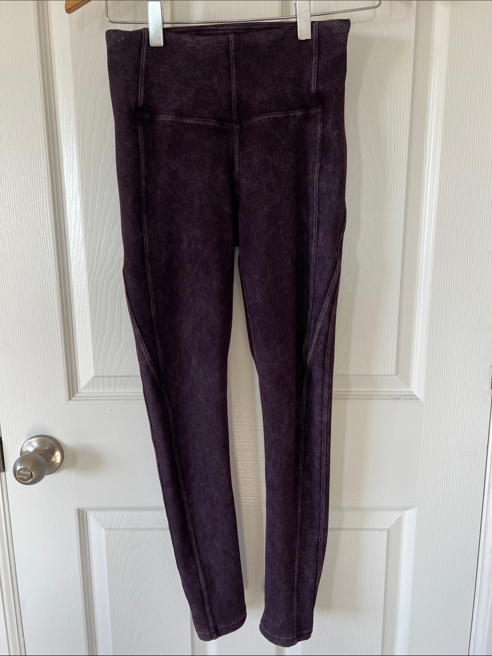 Zella High Waist Purple Washed Leggings Size Medium